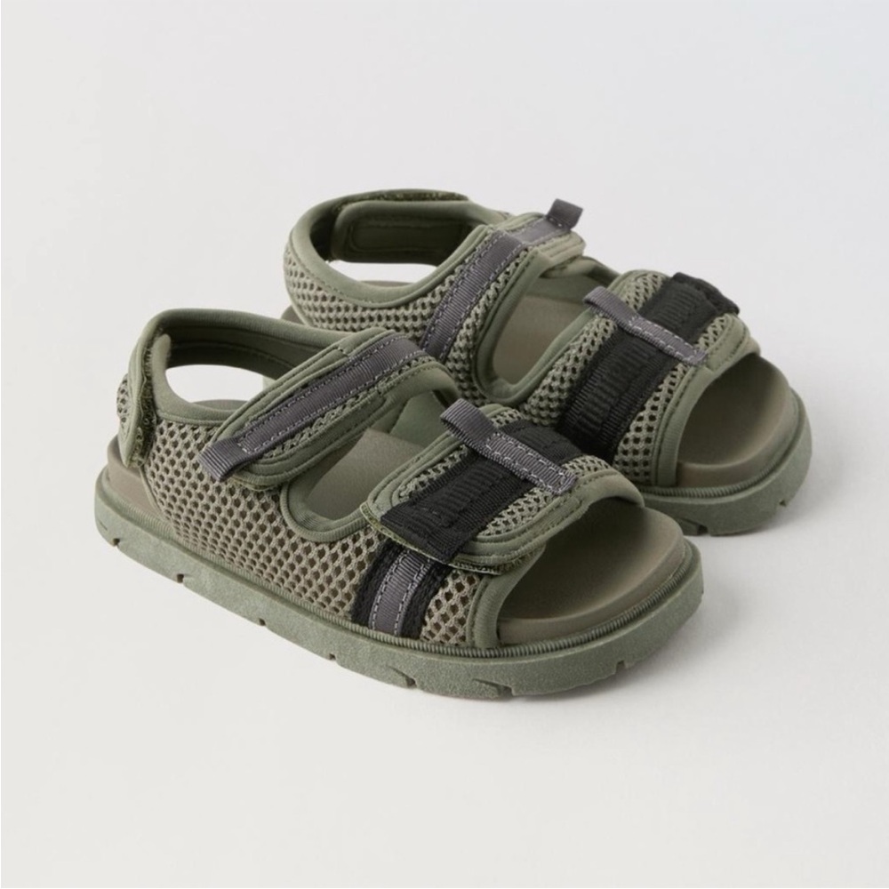 ZARA TECHNICAL MESH SANDALS